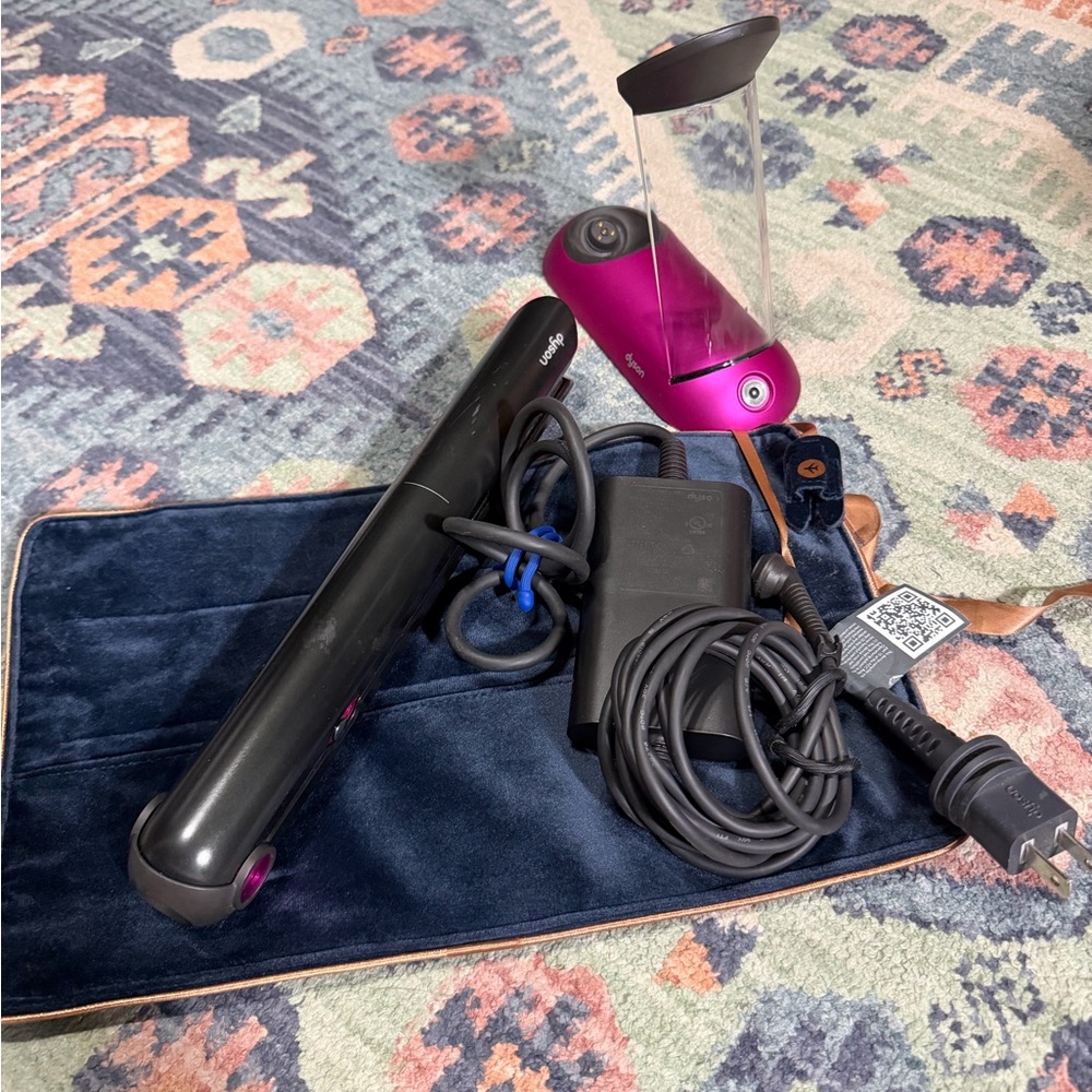 Dyson Corrale Pink and Black Hair Styling Set
